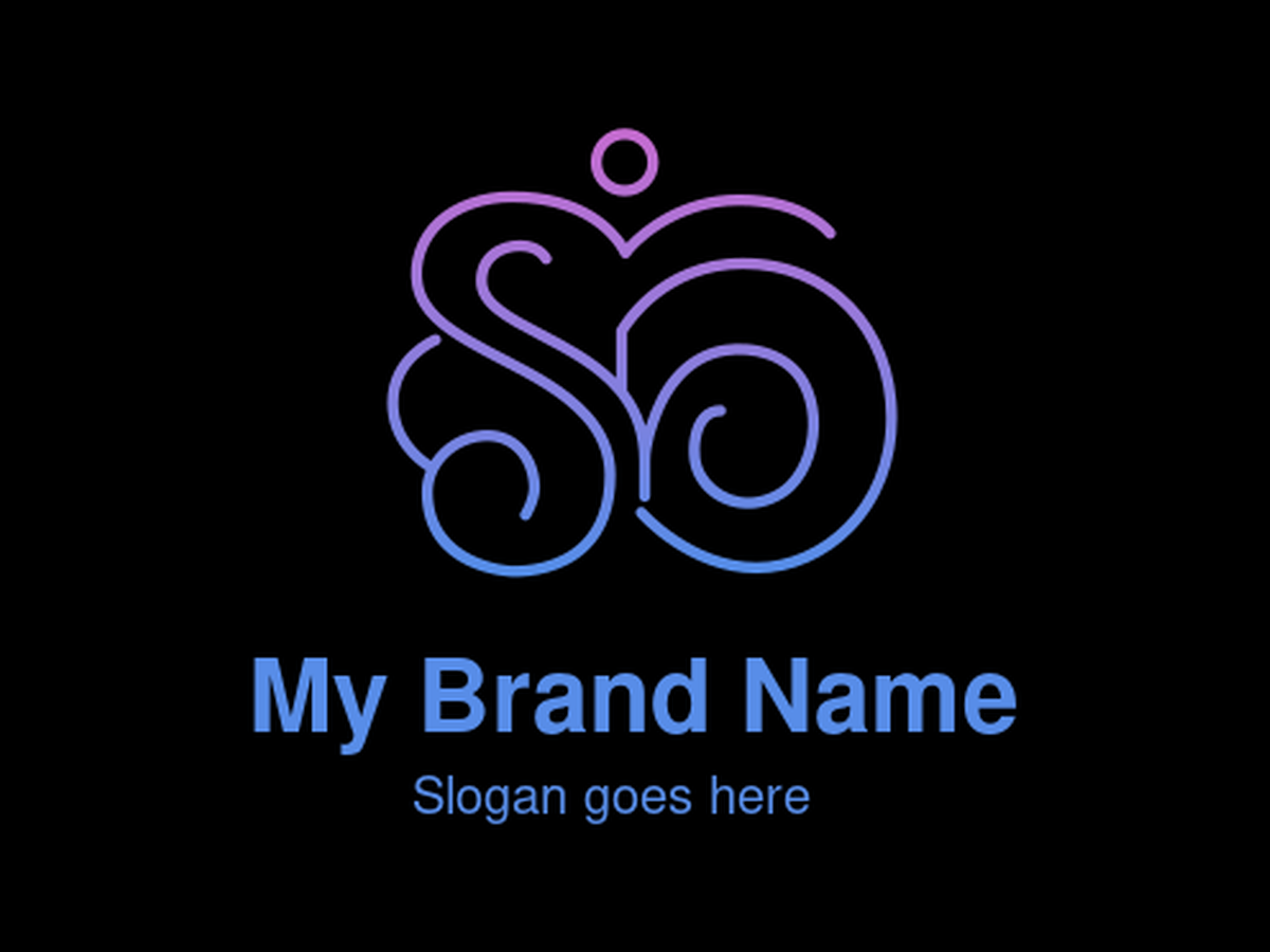 Elegant Gradient Wellness Logo – Holistic Health, Self-Care, and Inner Healing Symbol for Spa, Yoga, and Mental Wellness Brands